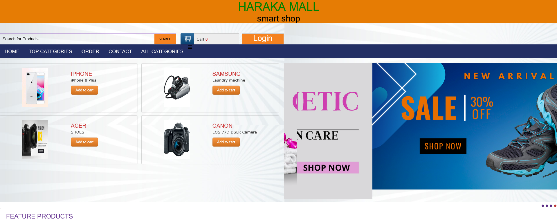 E-commerce Shop